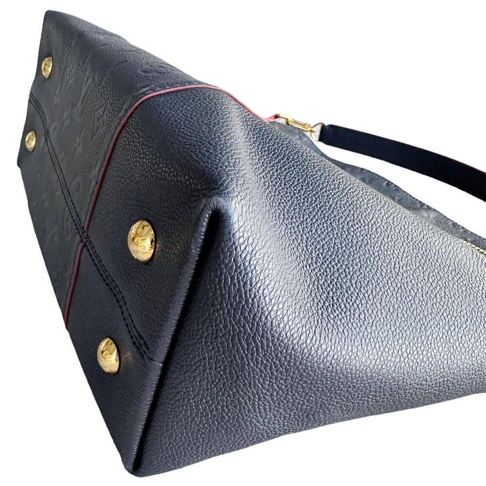 Authentic🥰Louis Vuitton Hobo Shoulder Bag Melie Monogram Empreinte Marine Rouge - Picture 10 of 12